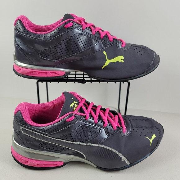 Puma Women'sGray PINK black Sneakers Running - Picture 3 of 11